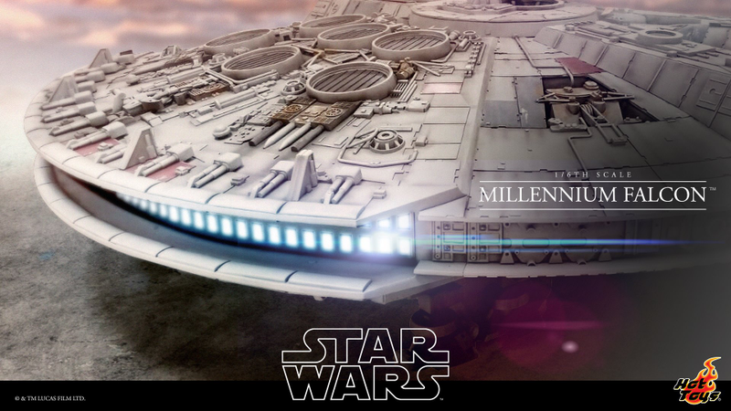 Illustration for article titled The Massive, 1/6th-Scale Millennium Falcon Is the Prettiest Hunk of Junk